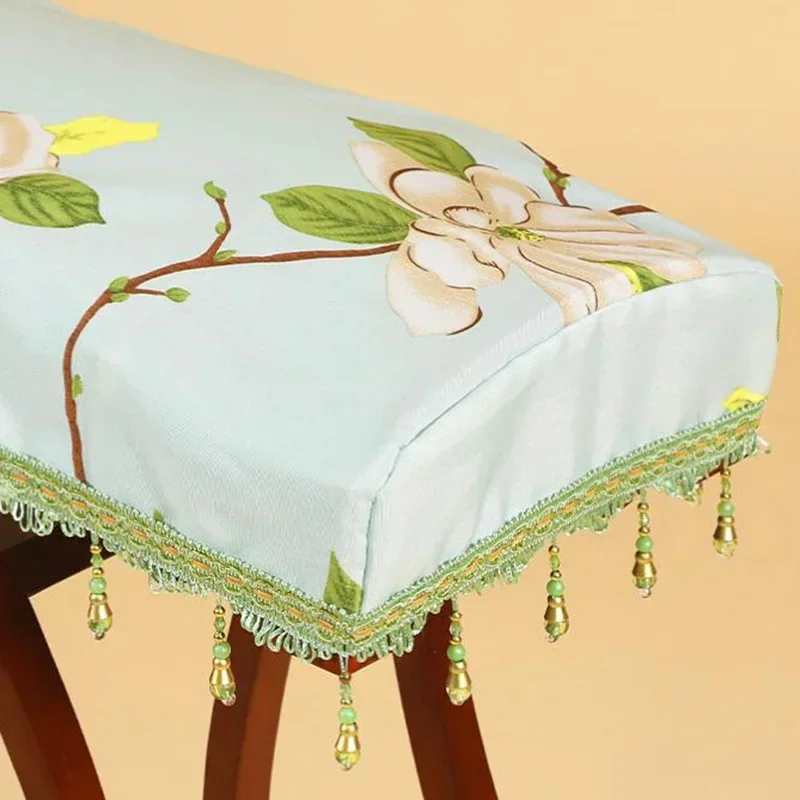 Guzheng Protector Ethnic Instrument Accessories Multi-Size Chinese Zither Cover Fringe Pendant Lace String Bag Dustproof Cover