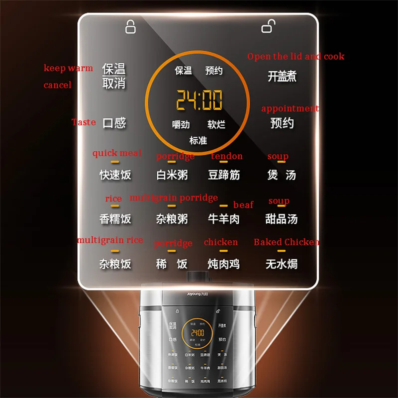 Fully Automatic Intelligence Electric Pressure Cooker 2 Inner Pots Instant Pot Electric Multifunction Pot Slow Cooke Rice Cooker