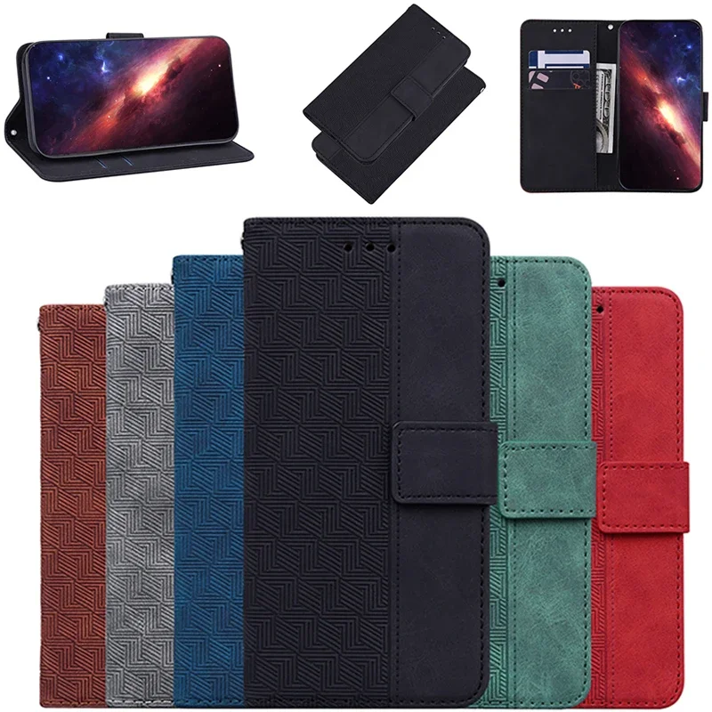 

Geometry Leather Wallet Case For Samsung Galaxy s20 Ultra For Samsung S10 Lite PLUS S10E S9 S8 S7 Edge S6 Wallet Card Slot Cover