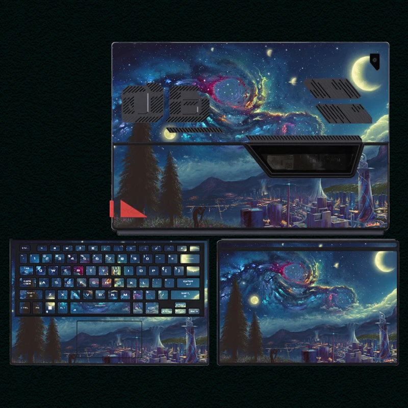 Decalcomanie Per Asus Rog Flow Z13 2023 Gz301V Adesivo In Vinile Con Stampa Fai-Da-Te Ultra Sottile Per Rog Flow Z13 Gz301Z Notebook Pc Pelle Protetti