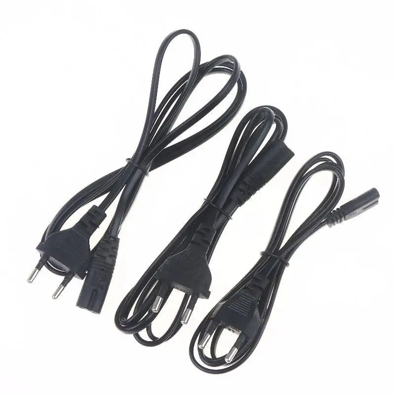 European Standard 2-Prong C7 Figure 8 Power Cable Extension Cord
