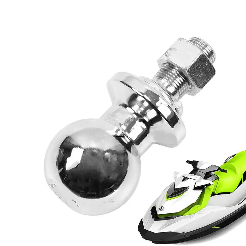 

2 Trailer Ball Chrome Trailer Hitch Ball Mount Trailer Hitch Ball Sturdy And Antirust For Trailers And Cars