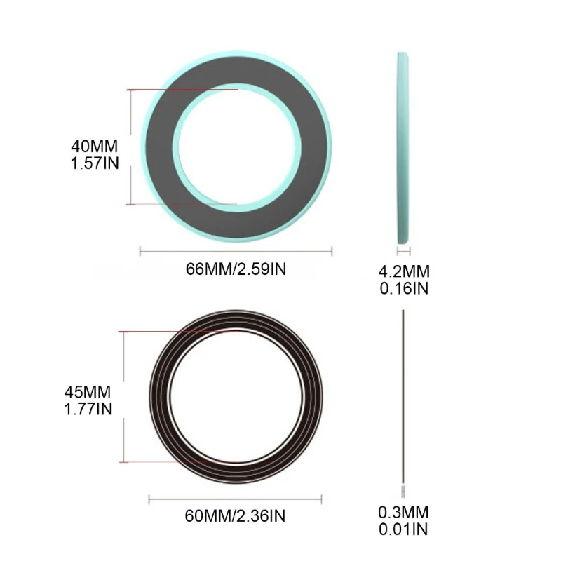OFBK 벽걸이 태블릿 자석 스탠드, 휴대폰 벽 홀더 편리한 선택 및 배치 지원 모든 태블릿 휴대폰 패드 3-13'