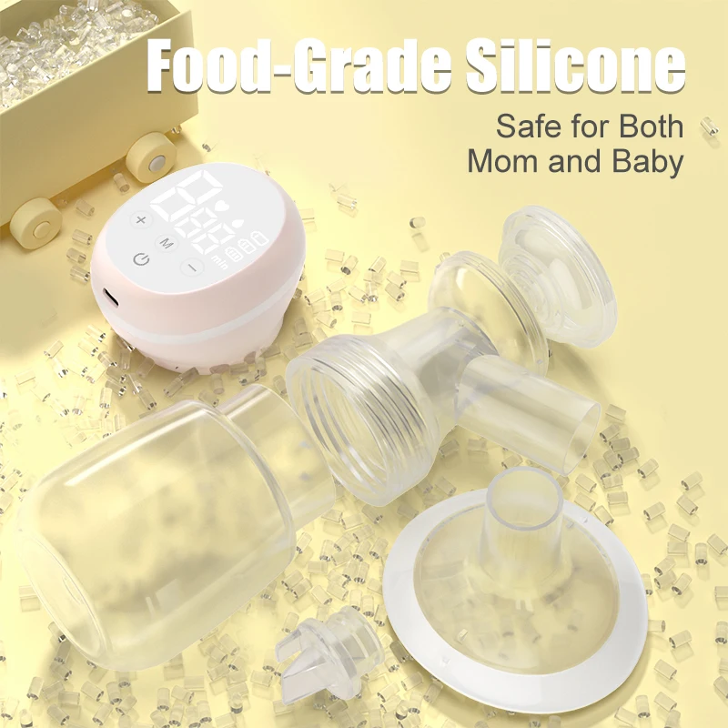 Electric Breast Pump Intelligent Integrated High Suction Breast Pump Breast Milk Postpartum Painless and Silent Breast 2