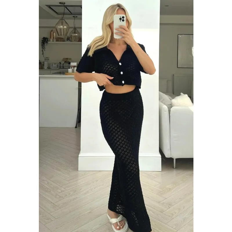 Рисунок 4 - Лето 2024, вязаный крючком однобортный