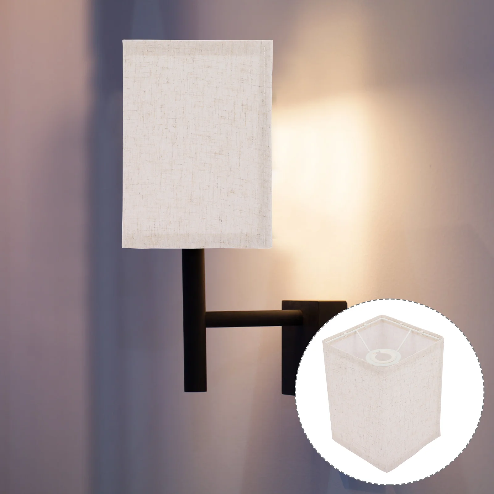 

Wall Light Decor Lampshade Shades Folding Detachable Small Accessory Delicate Decorative Supply Cloth Cover