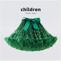 Jupes Tutu noires en Tulle pelucheux pour petites filles, robe de bal de princesse, danse de Ballet, jupe de fête/anniversaire pour enfants de 1 à 15 ans 5