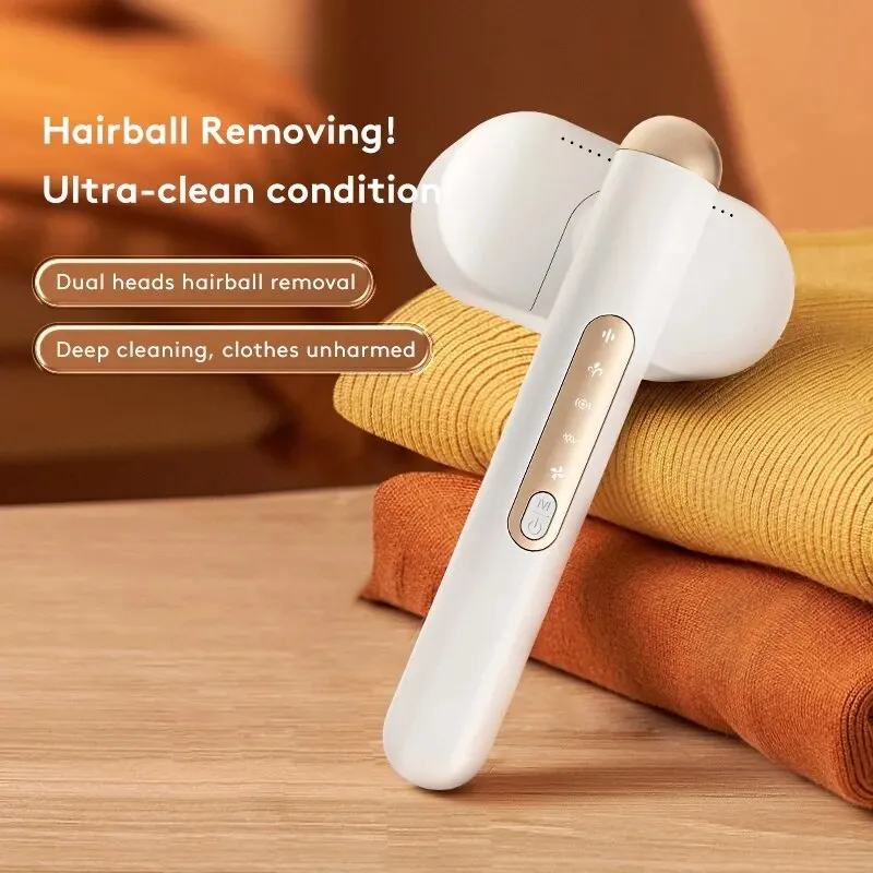 Double Head Hair Ball Trimmer Household Sweater Hair Removal And Shaving Machine Clothing Electric Hair Suction Usb Charging 2
