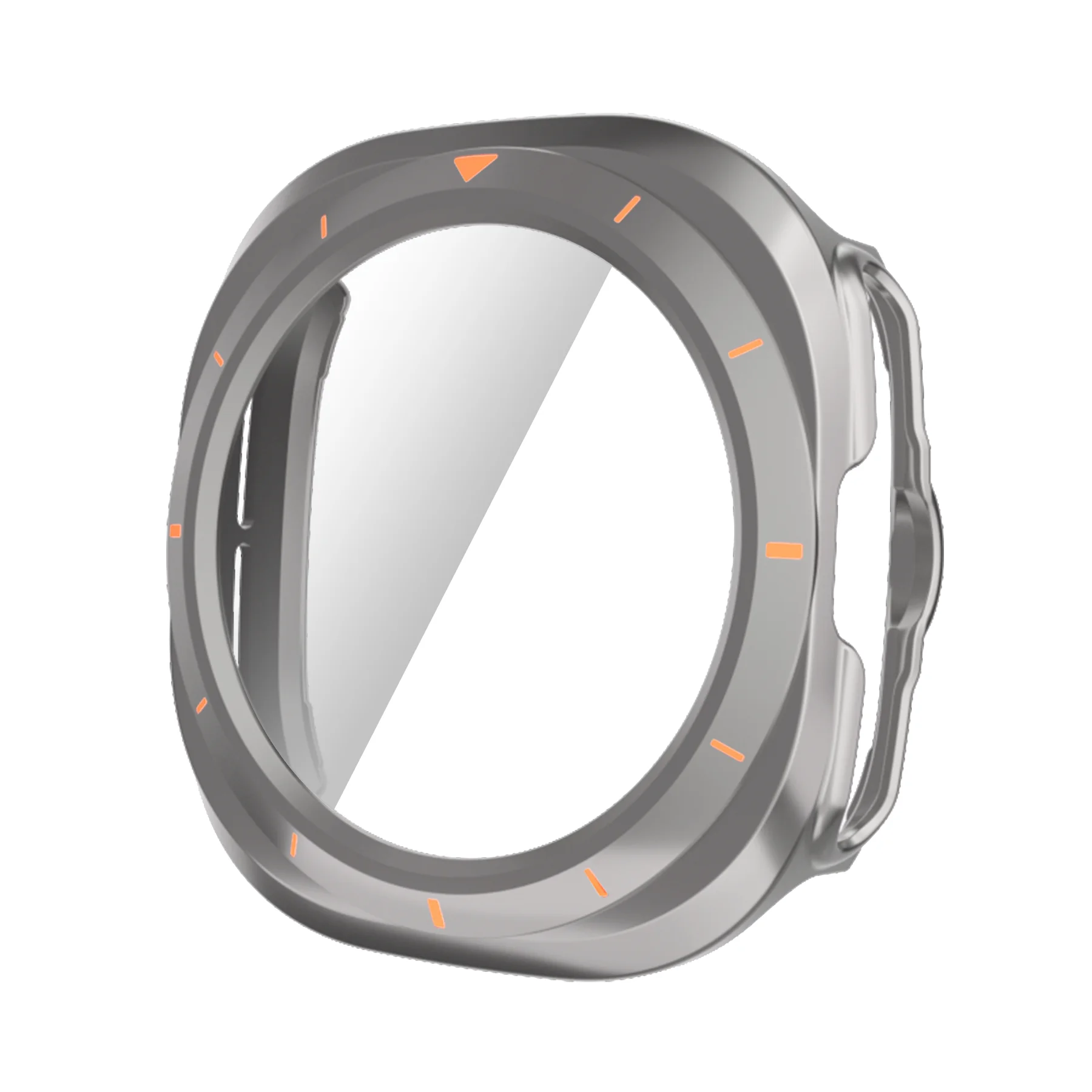Durable Glass + Case with Tempered HD Film for Smartwatch Protection