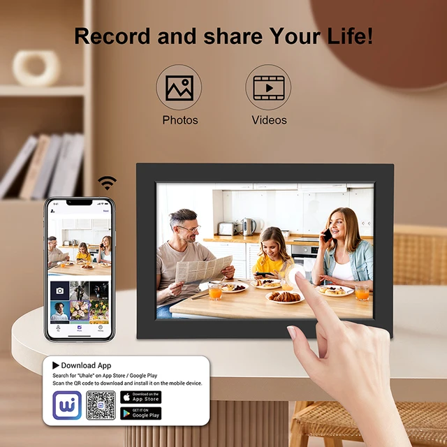 10.1" WiFi Smart Digital Photo Frame 32GB 3