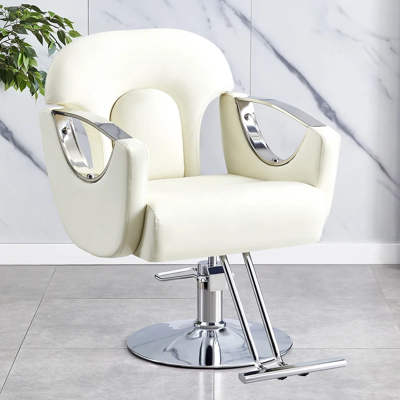 Stool Shampoo Barber Chair Hairdressing Metal Cosmetic Ergonomic Barber Chair Working Stylist Silla Barberia Salon Furniture
