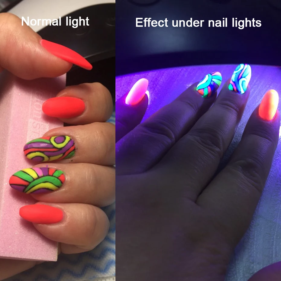 16 Colors Neon Pigment Powder Set For Nails Gradient Design Fine Glitter  Violet Pink Rubbing Dust Professional Supplies Gljbf - Nail Glitter -  AliExpress