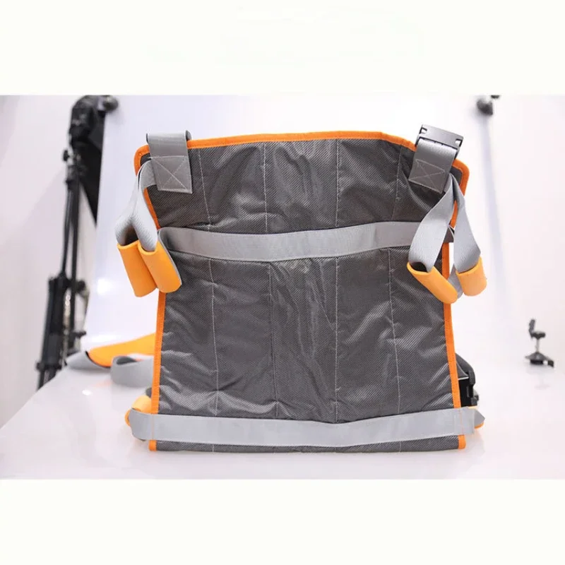 Versatile Orange Transport Belt & Folding Stretcher for Elderly and Paralytic Patients - Safe Stair Transfer Chair with Backstraps 5
