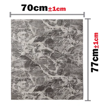 3D Wall Stickers Self-adhesive Brick Panels Living Room Decoration Bedroom Decor Waterproof Wallpaper Kitchen TV Backdrop Home 2