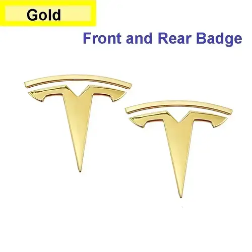 For Tesla Model 3 Mode Y Zinc Alloy Car Front Hood Logo Sticker Styling Auto Body Rear Trunk Emblem with Radian Accessories - Image 24