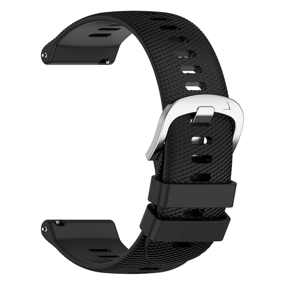 Enhanced Soft Rubber Sports Strap | Premium Replacement Bracelet, 20mm/22mm