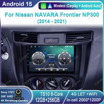 Android 15 Car Radio Carplay Auto For Nissan NAVARA Frontier NP300 2014 - 2021 Multimedia 4G GPS Video Player Stereo Head Unit 1