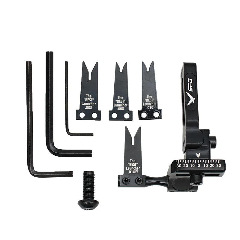 Tiro con l'arco Spiral Fletching Jig Spin Paletta 3D Tri-Liner