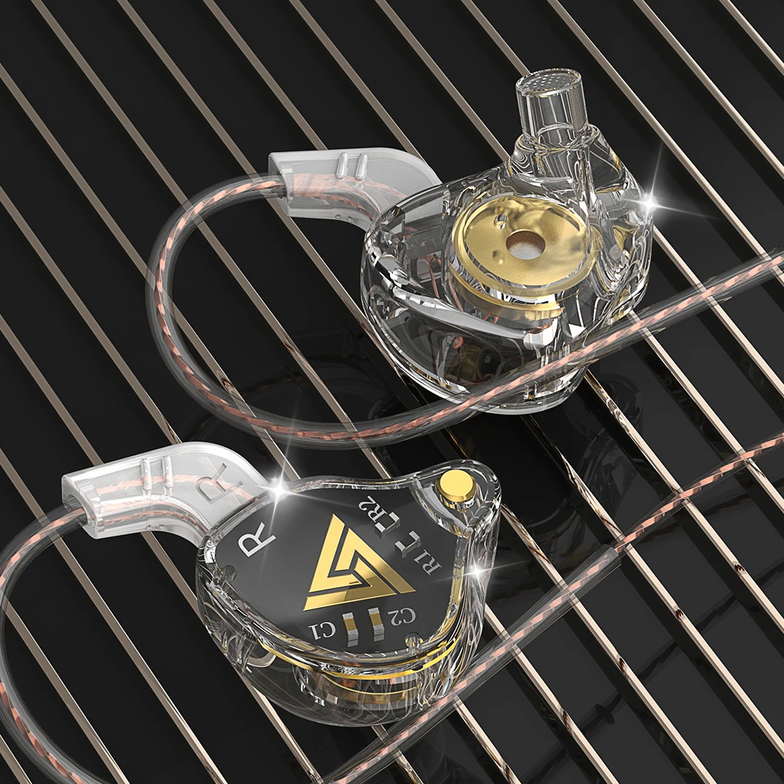 QKZ AKX 3.5mm In-ear Wired Earphones Dynamic HIFI Bass Earbuds Monitor Headphone Sport Noise Cancelling Headset 5
