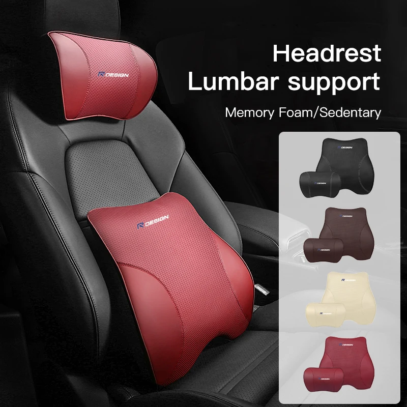 CarHeadrestNeckPillowLumbarSupportAutoHighEndInteriorFor