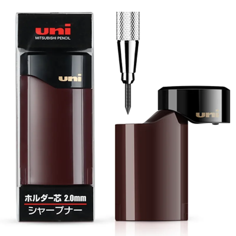 일본 UNI DPS-600 2.0mm 40x22x13mm 기계식 연필용 연필깎이 리필 사무실 및 학교 용품