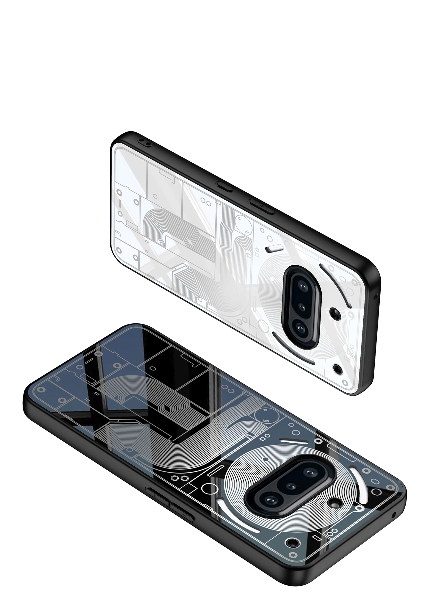 Luxury Painted Machine Pattern Case For Nothing Phone 3A Ultra-thin Shockproof S