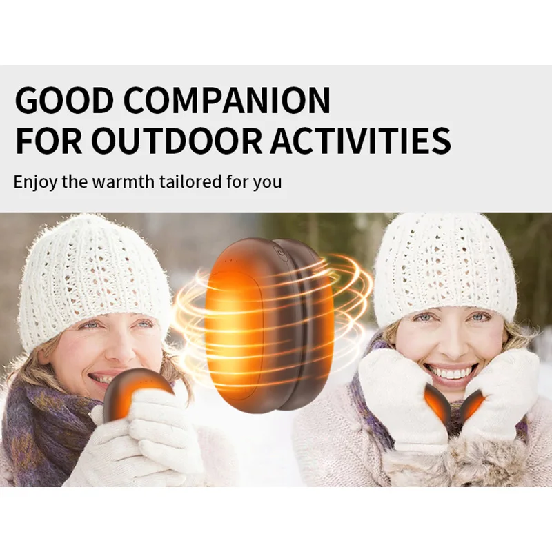 Magnetic Hand Warmer 50000mAh Large Capacity Portable Hand Warmer USB Rechargeable 2pack For Winter Camping portable hand warmer