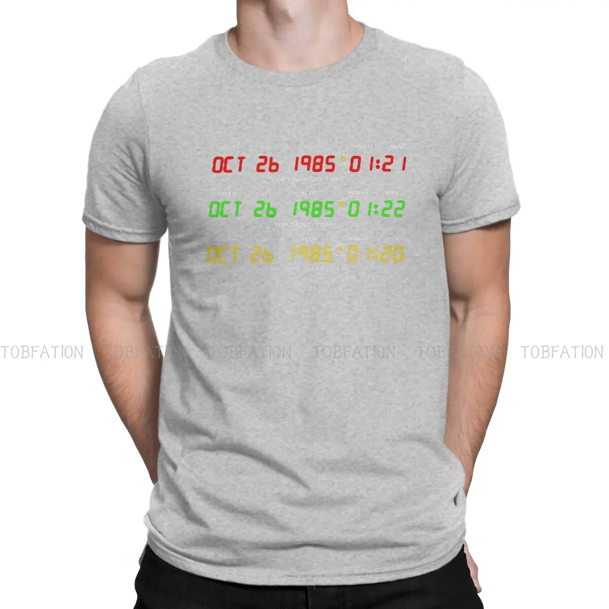 Back to the Future Time Circuits Graphic Men's Cotton T-Shirt