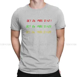 Back to the Future Time Circuits Graphic Men's Cotton T - Shirt - XXXL (GRAY)