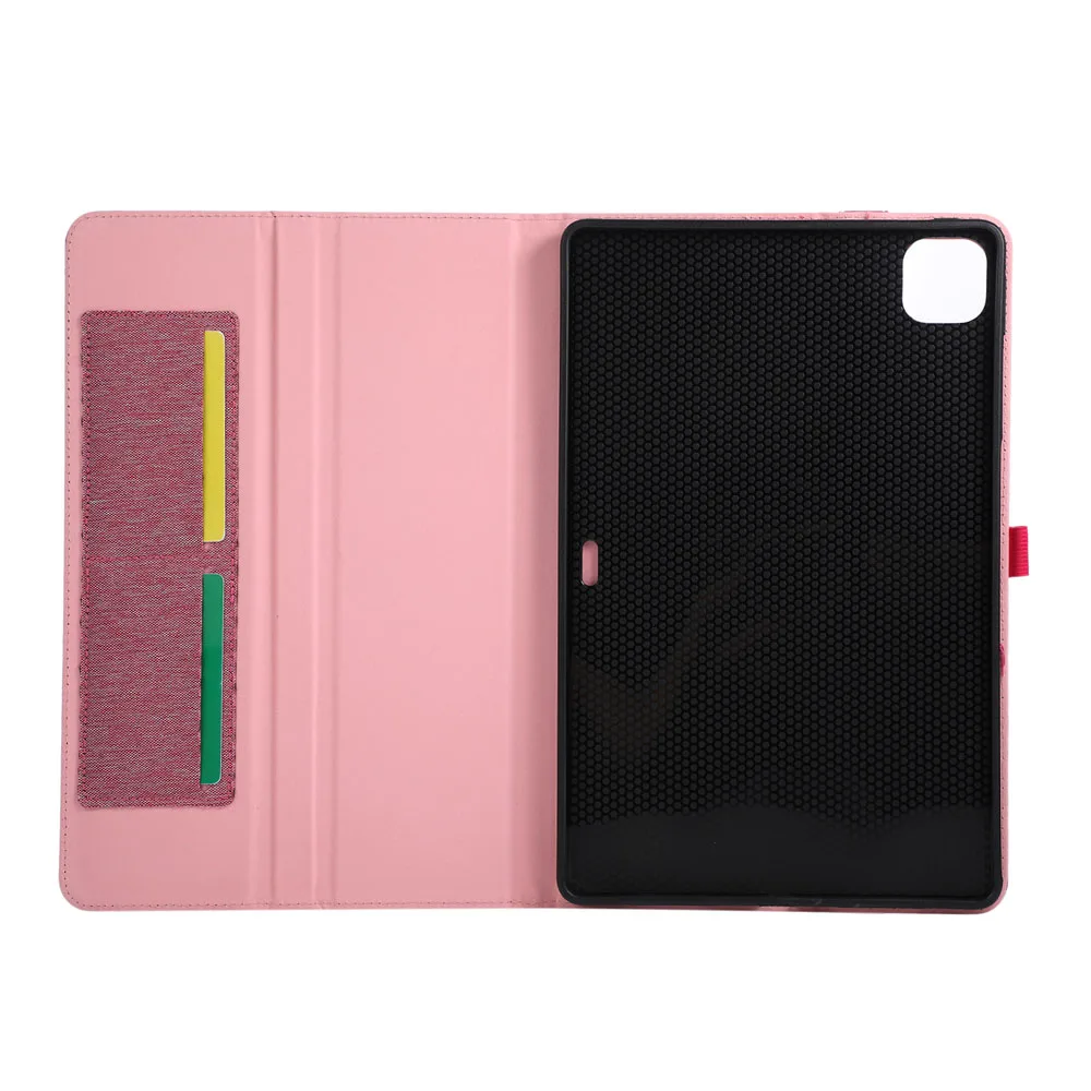 Enhanced Fabric Stand Shockproof Tablet Protective Cover with Straps