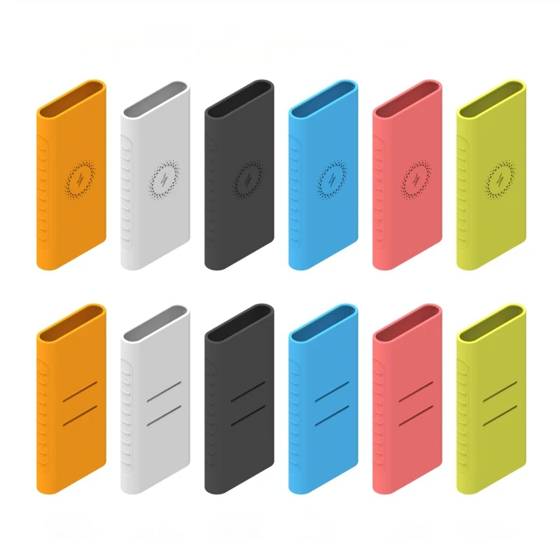 Силиконовый защитный чехол для беспроводного внешнего аккумулятора Xiaomi 10000 мАч