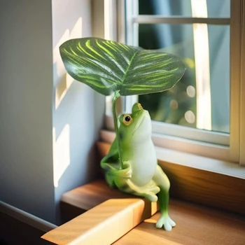 Resin Frog Flower Pot 1