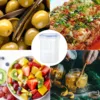 Pickle Holder Keeper Lifter Food Storage Container Bucket Of Pickles Multifunctional New Trusted Dishwasher Safe Flip Jar 6
