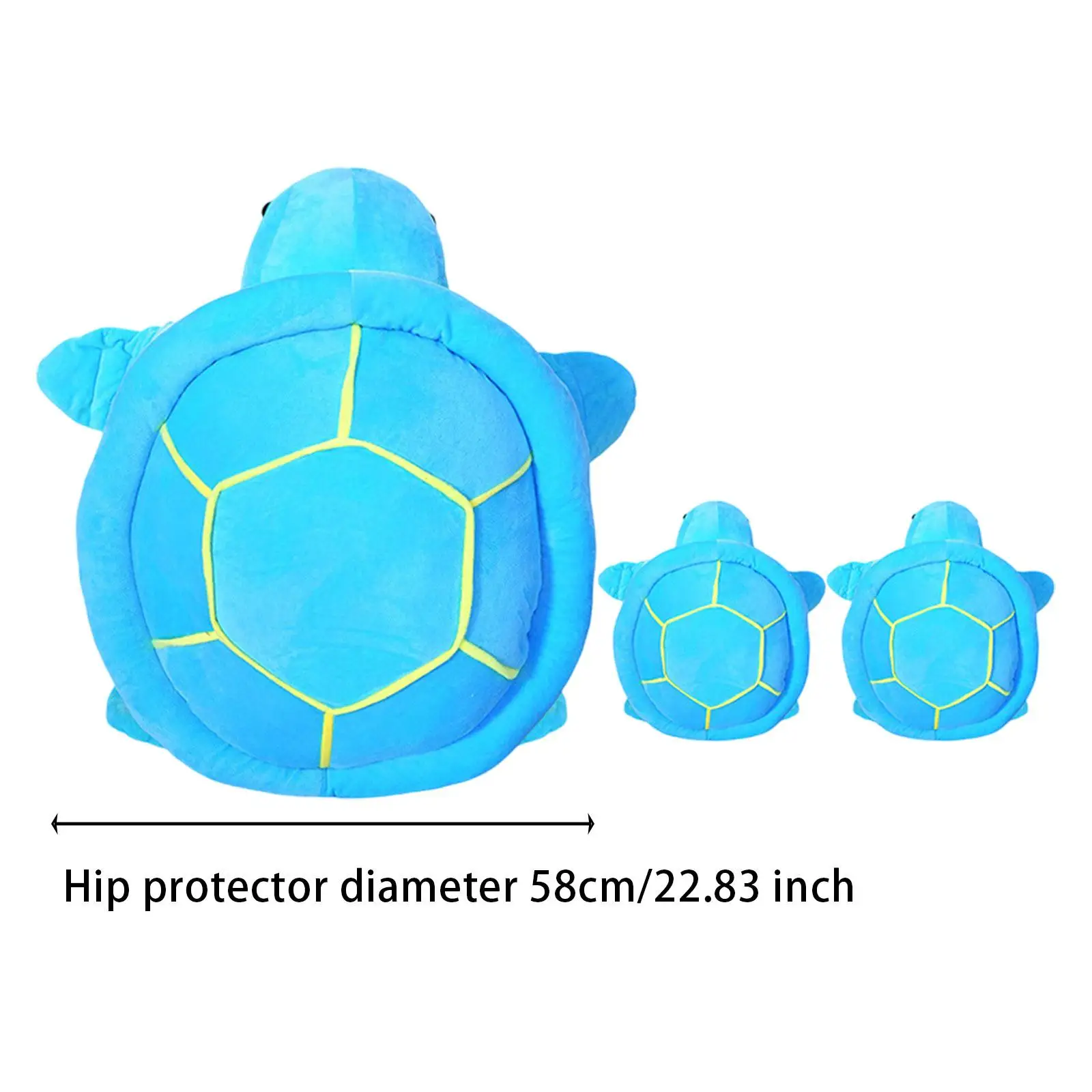 Snowboarding Hip Pad Comfortable Padded Guard Soft for Kids Adults Cartoon Cute Turtle Anti Fall Protective Pad for Winter Sport