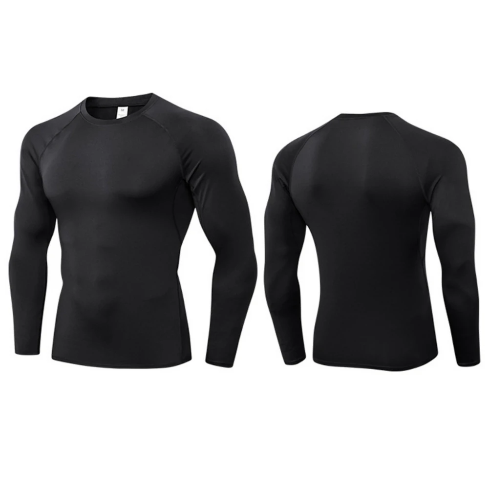 

Men's long sleeves Men's Compression Long Sleeves Specially designed for men's Men's plush Skin-tight garment Warm top
