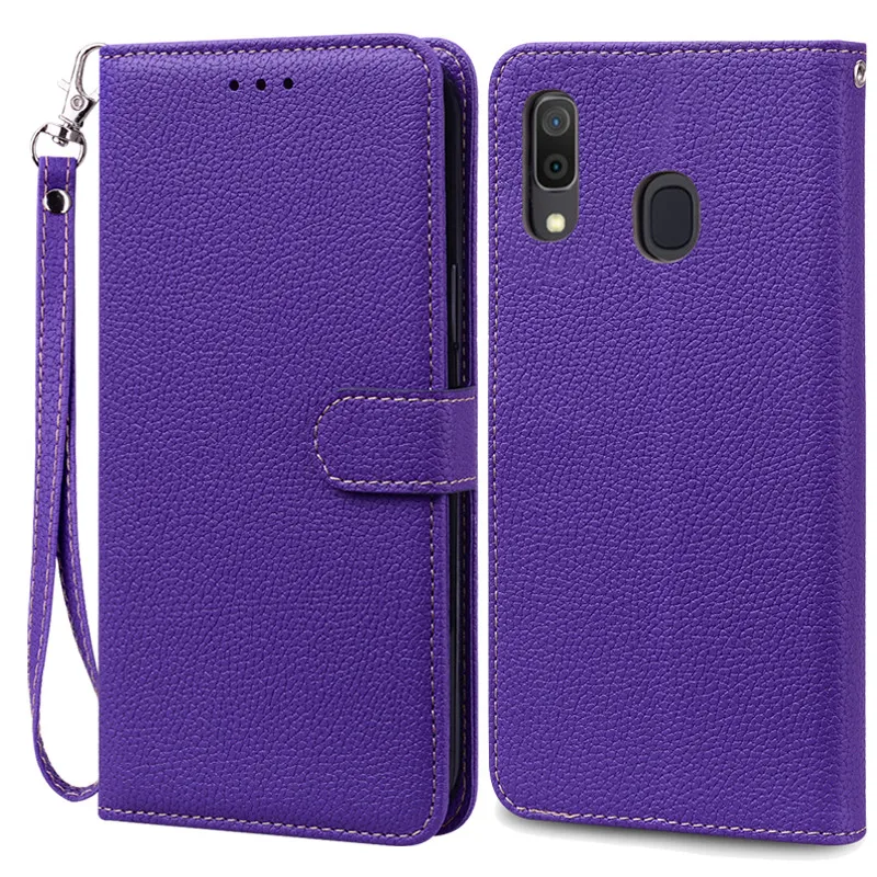 Leather Wallet Flip Case for Samsung Galaxy A40 - Stylish and Protective Cover