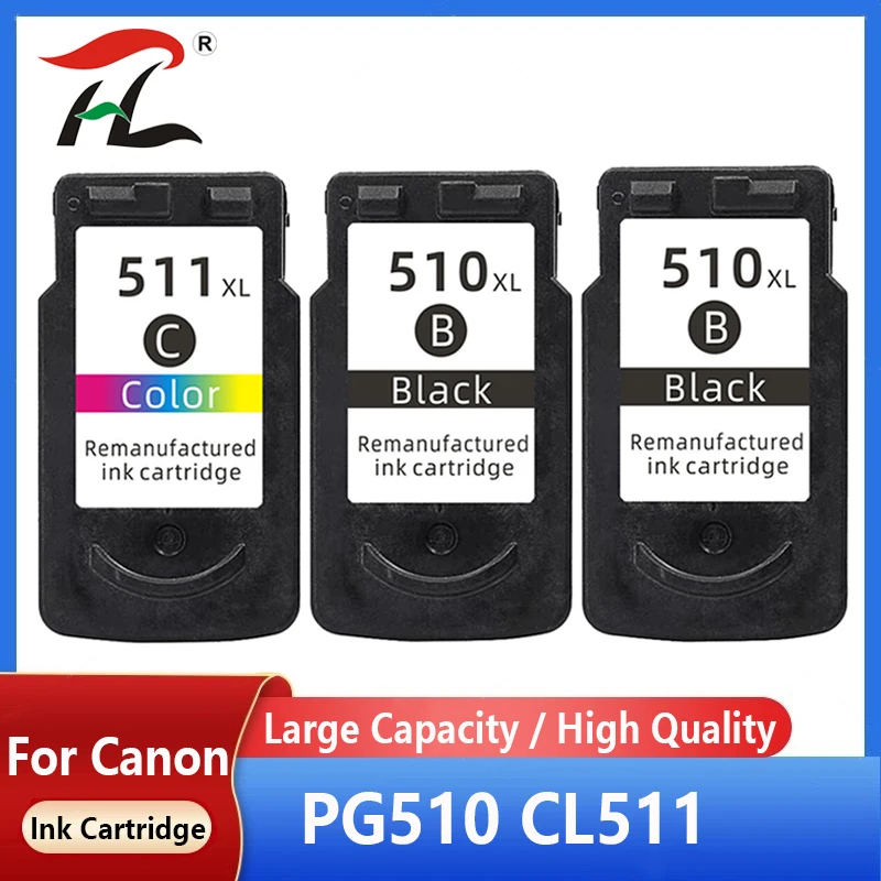 

3PK PG 510 CL 511 Ink Cartridge Compatible For Canon PG510 CL511 PIXMA IP2700 MP230 MP240 MP250 MP260 MP270 MP272 MP280