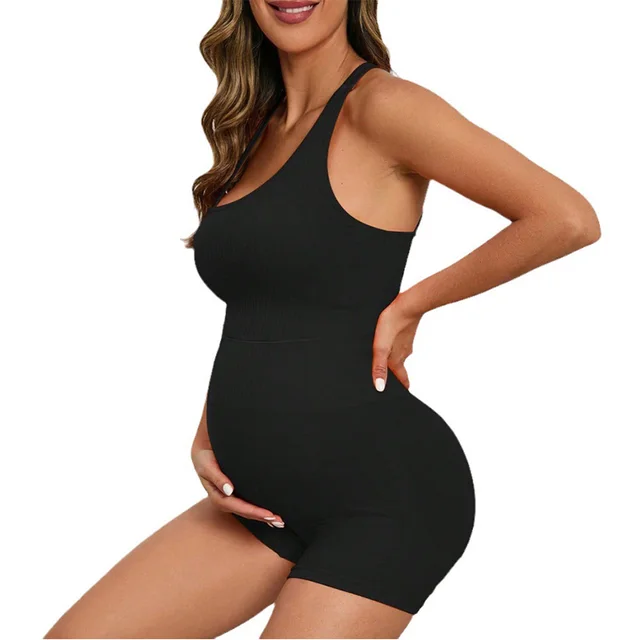 Maternity Seamless Yoga Set Gym Suits