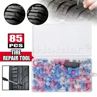 85-Piece Tire Repair Screws Puncture Vacuum Car Tyre Repair Rubber Nail Set Tubeless Road Tire Repair Tool For Motorcycle Truck