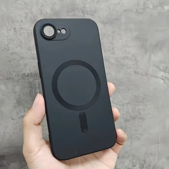 Magnetic for iPhone 17e/16e Phone Case [Compatible with Magnetic ][Built-in Camera Lens Protector] Slim Soft  Bumper Shockproof 1