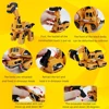 Dinosaur Excavator Engineering Vehicle 2 in 1 Deformation Brachiosaurus Inertial Automatic Crash Transforming Car Toy Kids Gift 6