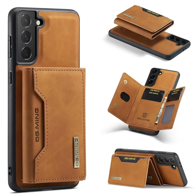 Magnetic Flip Leather Wallet Phone Case with Card Holder