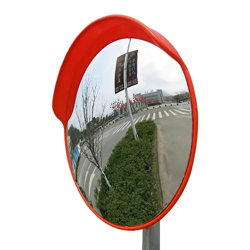 Blind Spot Mirror Wide Angle Mirror Convex Mirror Outdoor 17.72 inch Road Safety Convex Mirror Adjustable Parking Garage Round Traffic Fish Eye