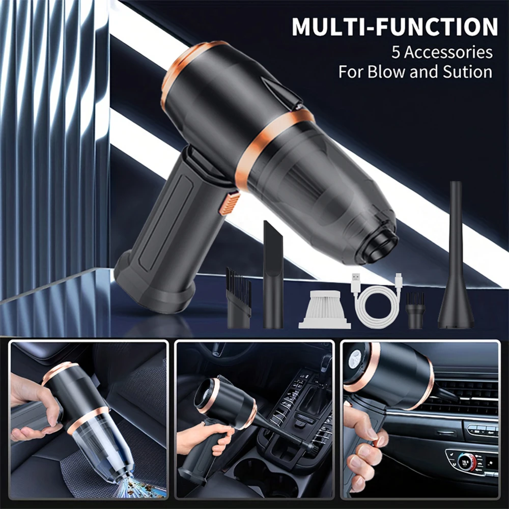 For Volkswagen VW Beetle Car Vacuum Cleaner Portable Wireless Handheld Mini Cleaner Low Noise 135000PA High Power
