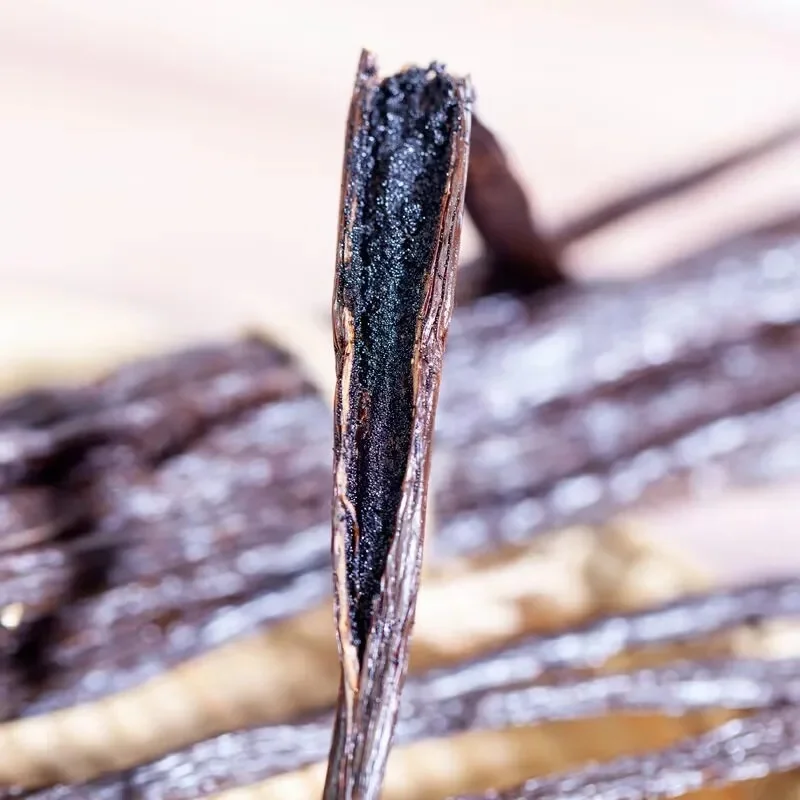 14-17cm 10Pcs/20Pcs Natural Madagascar Vanilla Pods Incense Natural Bean Aroma