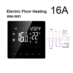 Smart WiFi Thermostat for Electric Floor Heating and Boiler Systems (WiFi ElectricHeating)