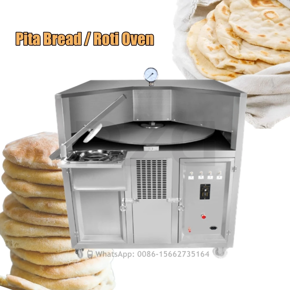 Commercial Gas Heated Pita Arabic Bread Naan Roti Bread Oven With