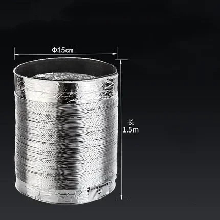 Aluminum Air Ventilation Hose for Bathroom and Kitchen Systems
