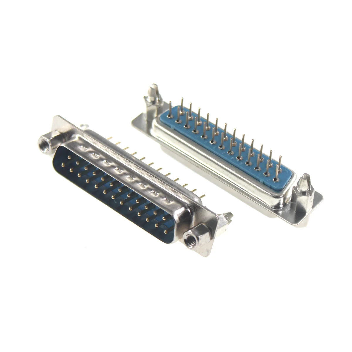 5PCS DB9 DB15 DB25 DB37/9/15/25/37 핀 스트레이트 180 학위 남성 여성 플러그 D-sub PCB 장착 커넥터 DP9 DP15 DP25 DP37
