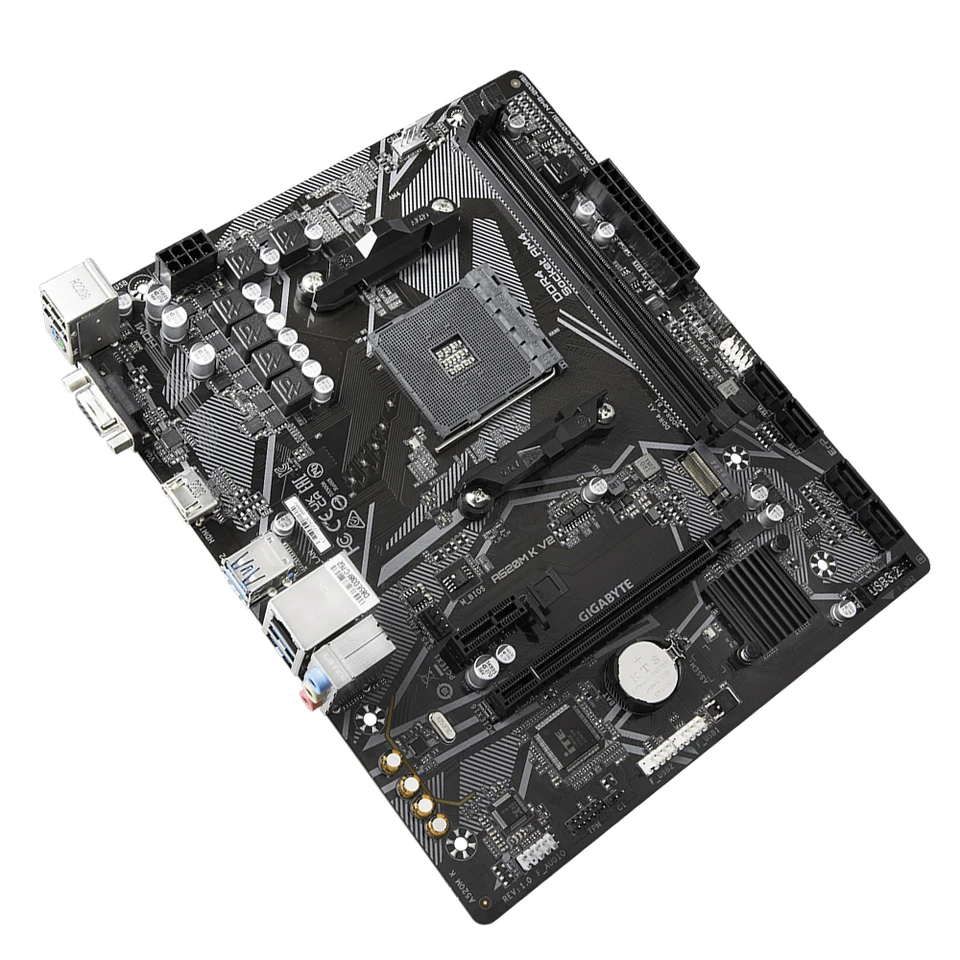 GIGABYTE A520M K V2 Motherboard A520 AM4 Support CPU Ryzen 7 5700G